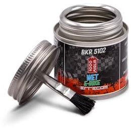 1000 Miglia BKR 5102 E-BIKE WET Lube Bike Chain for Electric Bikes - 60 ml, Wet and Muddy Weather Conditions, fluorescent and scented formula, All-In-One Can, Brush included