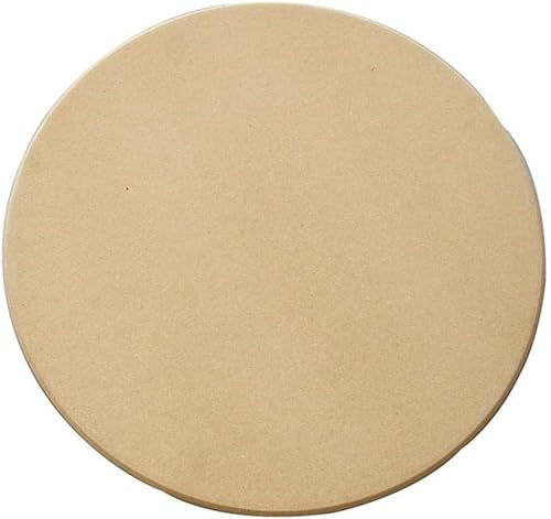 Piedra de pizza, piedra redonda para pizza, piedra para hornear pizza, cordierita redonda, para pasteles, pan de pastelería, Calzone (28 cm)