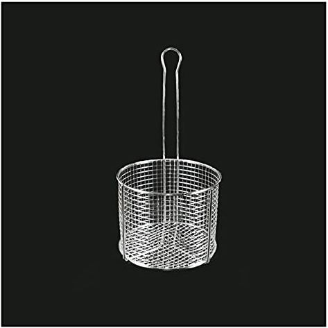 CTCOIJRN Cesta for freidora, colador, Cesta de Cocina de Acero Inoxidable, Espumadera de Metal, Cesta for Patatas Fritas, Mango de Filtro, Cesta for freír for Fideos, Patatas Fritas, Carne, Filtro de