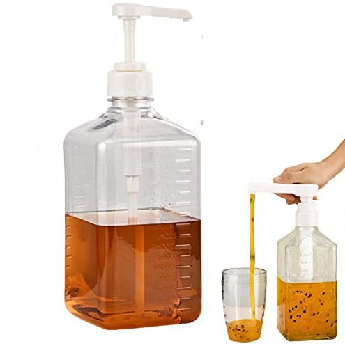 Lpitoy Gewürzpressflaschen, Kaffeesirup-pumpspender, 1600 pumpspender Für Ketchup, Salat, Grillsoße, Honig, Soße, Öl