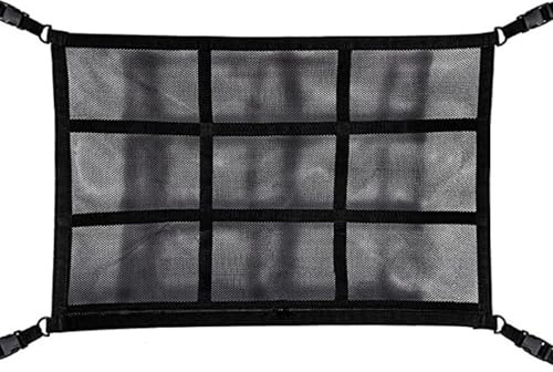 Cargo Net for Van – Large Capacity Van Storage Solution, Foldable Interior Roof Organizer for Campervans and Lorry