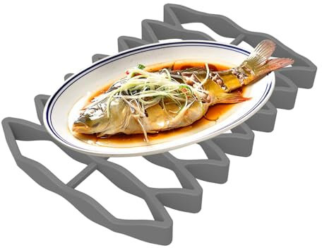 Bratrost | antihaftbeschichtetes kleines Backrost | ideal zum Braten und Kühlen | hitzebeständiges Fleischablage für Öfen und Dampfgarer | antihaftbeschichtetes Backkühlgitter