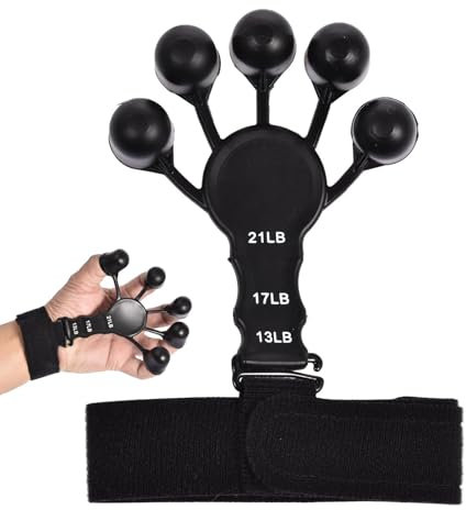 Fingertrainer ? Einstellbarer Handtrainer mit 6 Stufen | Fingergriff