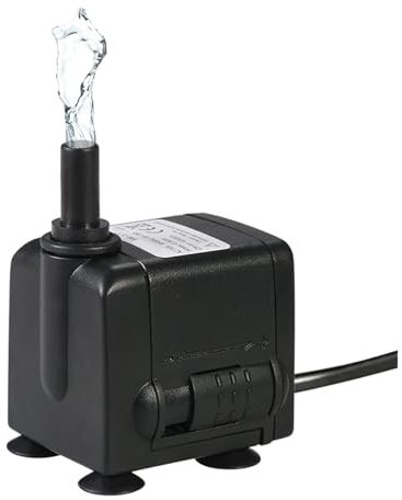 Pompa sommersa 450L/H 6W con 2 ugelli AC220-240V Parti e accessori per acquario, fontana da tavolo, giardino acquatico e sistemi idroponici, pompa di sentina per barca