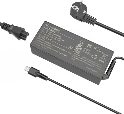 LIUDLIAE 100W USB C Netzteil Universal Laptop Ladekabel Ladegerät Kompatibel mit HP Lenovo Thinkpad Dell Laitude MacBook Pro Acer Asus LG Huawei MateBook für alle USB-C Laptop Charger Adapter