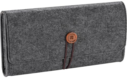 ProCase filtväska för Nintendo Switch 2 2025, bärbar smal resväska med 5 spelkassetthållare – svart