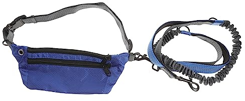 Yardwe Ceinture De Promenade pour Chien Laisse Mains Dégagée Pochette Ceinture pour Chien De Course Accessoires De Promenade
