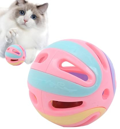 Rasselball für Katzen, interaktives Spielzeug für Kätzchen, Katzen, interaktives Jagdspielzeug, kleine und große Katzen, Haustiere