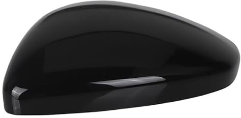 Copri specchietto laterale Per Peugeot 208 2008 2012~2019 Copertura Specchietto Retrovisore Laterale Portiera Auto Esterna Custodia Laterale Guscio CALOTTA SPECCHIO(Glossy black Left)