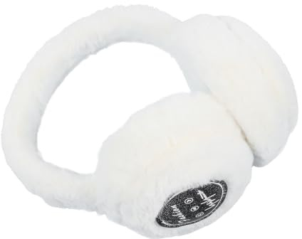 Gatuida Winter Plush Headphone Earmuffs for Women Wireless Stereo Music Ear Warmers with Premium Sound and Warmth Minimalist Stylish Winter Outdoor Use