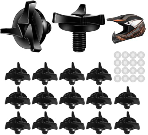 16 Tornillos para Viseras de Casco de Motocicleta, Tornillos para Viseras de Casco, Tornillos para Casco de Motocicleta, Accesorios para Casco de Motocicleta, Tornillos de Repuesto para Casco