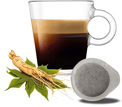 Caffè al Ginseng in cialde compostabili Caffè Duetto - Box da 50 pezzi