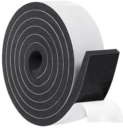 Yotache Foam Weather Stripping Adhesive 2 x3/8, 6.5 Feet Long