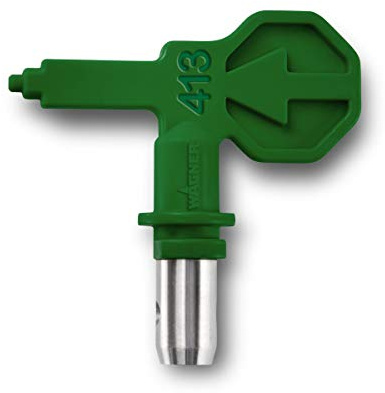 WAGNER Conrol Pro HEA munstycke 413 för Control Pro Airless färgsprutsystem för lasyr, lackfärg, olja och släppmedel, > 55% mindre sprutdimma, grön