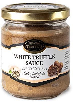 Weißen Trüffel Feinkost White Truffle Gourmet Trüffelcreme, die Delikatesse für Feinschmecker, Sauce für Spargel, Gemüse, Fisch & Fleisch, Geschenk Tartufata, Trüffelsoße weiß im glas (170g)