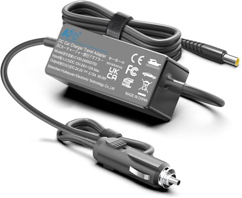 KFD 24V 3,75A 90W KFZ Ladegerät für Resmed Air10 S10 AirCurve 10 SerieMachines 37297 Ladegerät 24V für Resmed-S10 Serie für 370001 DC 12V-24 V Adapter Auto Netzteil Kabel Ladekabel