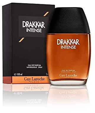 Drakkar Intense di Guy Laroche - Eau de Parfum Seducente e Irresistibile - Fragranza Fougère Ambrata - Colonia per Uomo a Lunga Durata - Profumo da Uomo