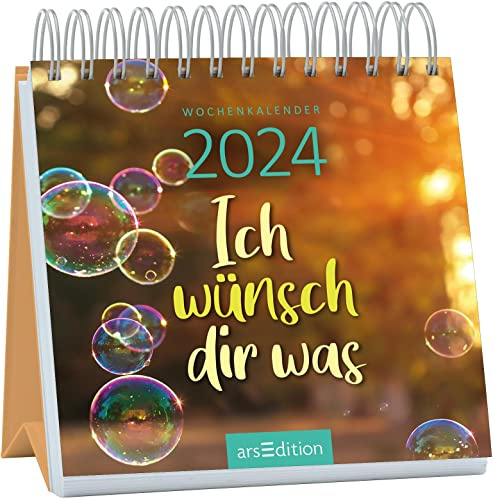 Ars Edition Mini-Wochenkalender Ich wünsch dir was 2024