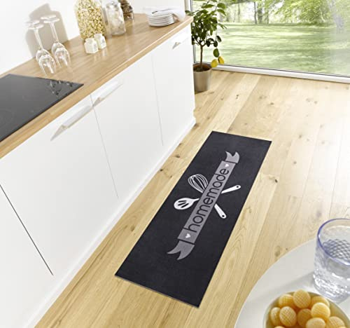 Hanse Home Cook & Clean Alfombra de Cocina, Alfombra de Cocina, diseño de Cocina, Antideslizante, fácil de Limpiar, para Cocina, Pasillo, Entrada, Comedor, 50 x 150 cm