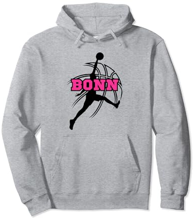 Bonn Basketball Fan Support Rheinland Stadion pink Pullover Hoodie