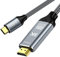 DGHUMEN Cavo USB C HDMI 8K 3 metri, 8K@60Hz Cavo USB Type C HDMI HDR HDCP 2.3 Compatibile da Thunderbolt 3/4 per iPhone 15 Pro MacBook Pro/Air, iPad Pro/Air, Galaxy S23, TV, HUAWEI, Tablet