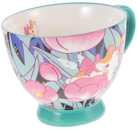 NAMOARLY Mug Céramique Avec Handle Tasse à Café Originale Pour Thé Latte Et Boissons Chaudes Design Et Moderne Couleur Verte