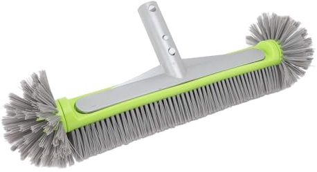 Testa della Spazzola per Piscina, Telaio in Alluminio, Setole di Nylon a 7 File, Struttura Rinforzata, Bordi Arrotondati, con Pali della Piscina Standard da 1-1/4 Pollici, Ideali