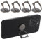 Yuanchu 4 Stück Katzendesign Handy Ring Halterung, Katzendesign Handyringhalterung Finger Universal Handyring Fingerhalter Phone Ring Holder für Smartphones Tablets und Hüllen