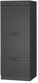Vicco Armoire Micro-Ondes Fame-Line, Gris foncé, 60cm