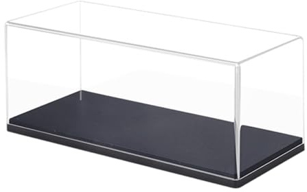 Folpus Vitrina Acrílica para Coches a Escala 1/32, Vitrina Protectora a Prueba de Polvo, Caja de Exposición Apilable para Colección de Coches Modelo, Coches de Juguete y Objetos de Colección