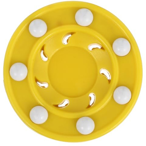 ORFOFE Puck de Hockey sobre Patines para Entrenamiento Profesional Disco de Práctica para Hombres y Adultos Resistente Deslizamiento Suave para Uso Interiores y Exteriores