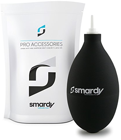 smardy Kamera Reinigung Blasebalg, Größe S, Objektiv Staubreiniger Druckluftreiniger Luftbläser für DSLR Sensor Tastatur Smartphone