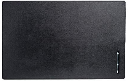 Dacasso Classic Leather Desk Mat Schreibtischunterlage aus Leder ohne Schienen, Schwarz, 76.2 x 48.26 x 0.64 cm