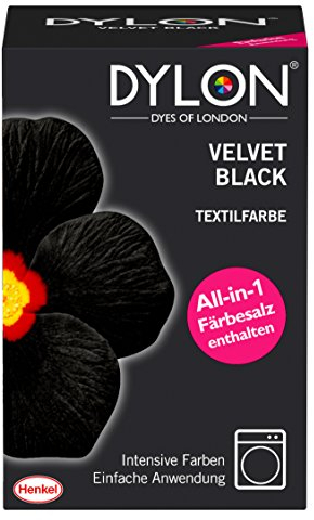 DYLON Textilfarbe, Velvet Black, 1er Pack (1 x 1 Stück)
