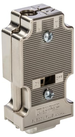 PHOENIX CONTACT SUBCON-PLUS-M/AX 9 D-SUB-Busstecker, 9 Polzahl, Stift, Axiale Ausführung mit Zwei Kabelzuführungen, Universaltyp für alle Systeme