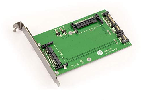KALEA-INFORMATIQUE CFast 2,0 auf SATA 2-Karten-Adapter - Mit Befestigungswinkel.