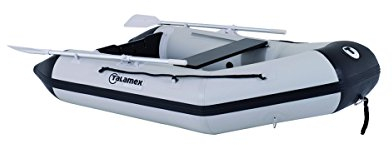 TALAMEX Aqualine QLS250 Schlauchboot mit Lattenboden, Länge 2,50m, grau