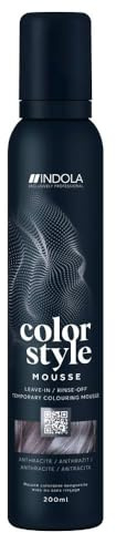 Indola Color Style Mousse Temporary Colour Anthracite 200ml