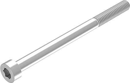 SECCARO Zylinderschraube M4 x 55 mm, Edelstahl V2A VA A2, DIN 912 / ISO 4762, Innensechskant, Teilgewinde, 20 Stück
