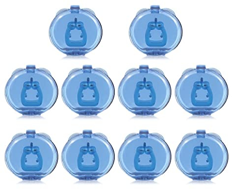 Anomidry schnarchstopper 10 STÜCKE Anti-Schnarch-Gerät, magnetischer Anti-Schnarch-Nasenclip aus Silikon, hilft, den Tiefschlaf zu fördern, Lärm zu reduzieren, die Schlafqualität zu verbessern, Unisex