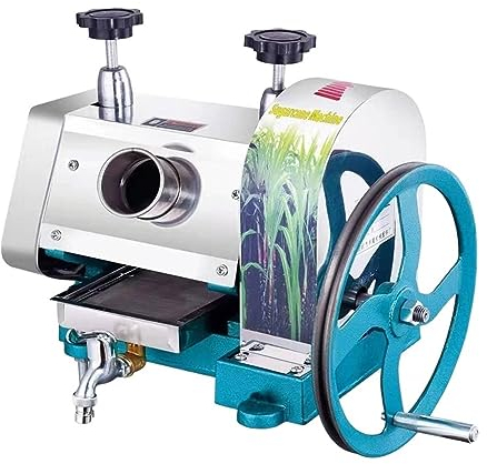 SINSED Pressa elettrica per Canna da Zucchero 250A Macchina for Canna da Zucchero da Tavolo Portatile in Acciaio Inossidabile Spremiagrumi for Canna da Zucchero Commerciale Succo di Canna
