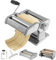 VEVOR Macchina per la pasta, 9 impostazioni di spessore regolabili, 150 rulli per pasta in acciaio inox, macchina per pasta con 3 accessori, perfetta per incarti per spaghetti, lasagne, fettucine