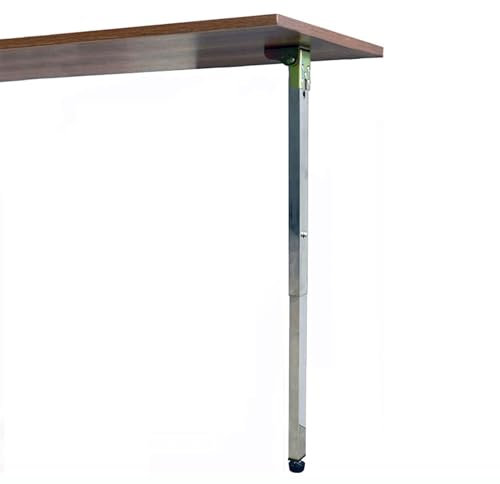 Verstellbare Edelstahl-Möbeltischbeine mit Befestigungsschrauben, faltbare Esstischbeine für DIY-Projekte, optionale Höhe 30 x 150 cm, langlebige Metallbeine für Klapptische.