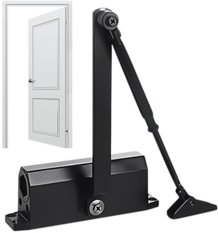 Dispositivo di prevenzione dello sbattimento della porta, chiudiporta con fermo aperto | Chiusura porta resistente con fermo aperto | Ammortizzatore per porta silenziosa, ferramenta per garage con chi