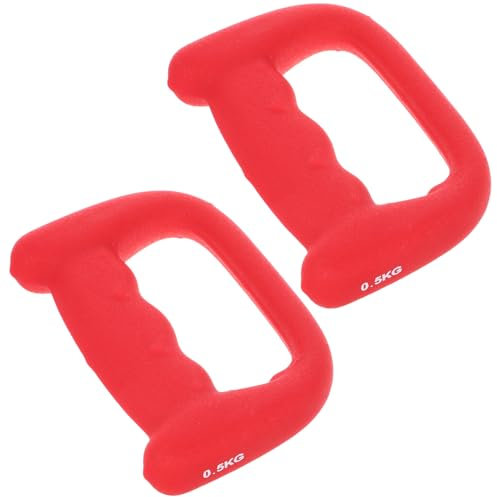Happyyami 2stücke Gewichte Hantel Handgewichte Für Fitness-sport Krafttraining -fitness Trainingsgewichte Kleine Gewichte Ergonomisch D-förmiger Griff Langlebig Tragbar