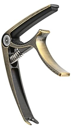 Cabilock Metall Kapodaster für Klassische Gitarre Tragbar Stabile Druckverteilung Schützt das Instrument für Saiten der Konzertgitarre