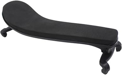 RiToEasysports Bratschen-Schulterstütze, Bequemes Schwammpolster, Leicht und Handlich, Verstellbare Höhe und Winkel, für Bratschen von 39,9–41,9 Cm (15,5–16,5 Zoll), Schwarz, für Musikliebhaber
