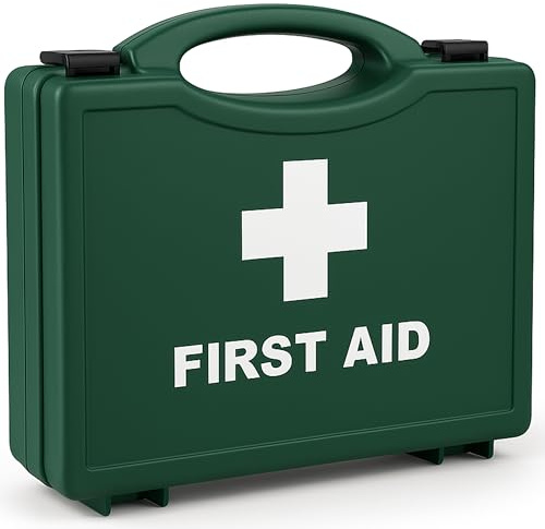 HSE First Aid Kit for 1–20 Person Workplace – Compact Office, Warehouse & Shop First Aid Box with HSE Approved Contents, Lightweight & Compliant
