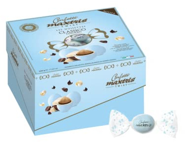 Confetti Maxtris Les Noisettes Twist Vassoio Azzurro 500 gr