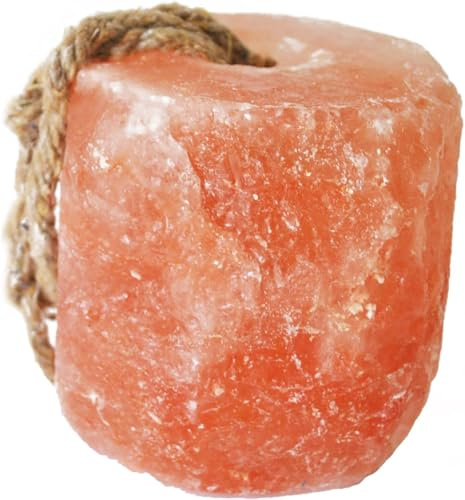 Natural Pure Himalayan Salt Licks for Animals - Great for Horses, Cows, Deer, Camel and Other Livestock - Ropes Included
